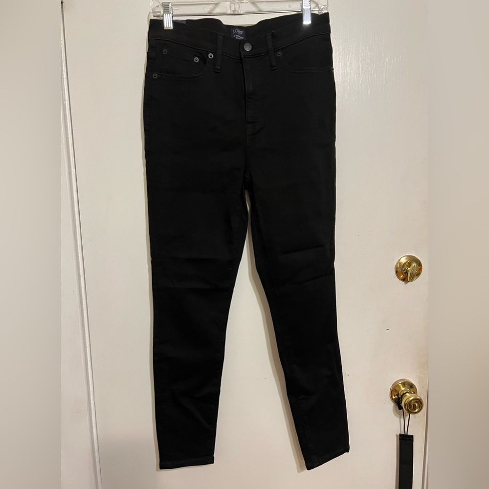 Jcrew factory high rise skinny jeans black sz29